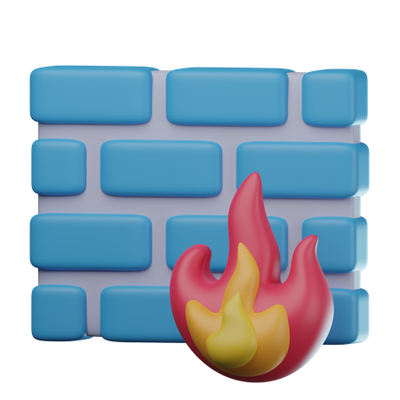 Firewall  3D Icon