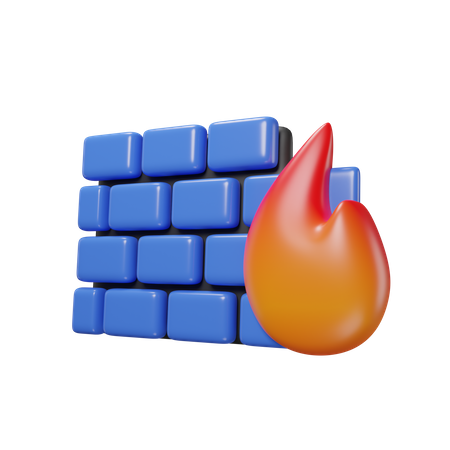 Firewall  3D Icon