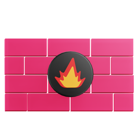 Firewall  3D Icon