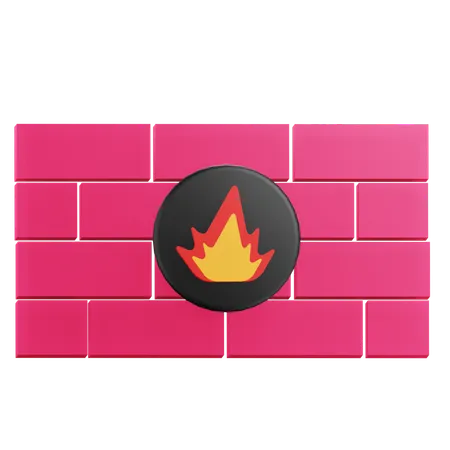 Firewall  3D Icon