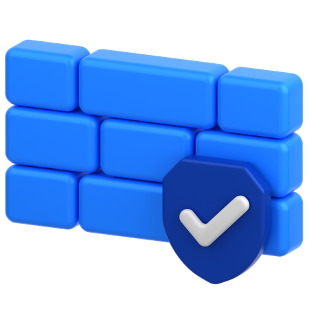 Firewall  3D Icon