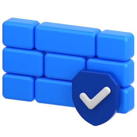 Firewall  3D Icon