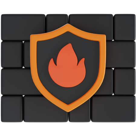 Firewall  3D Icon