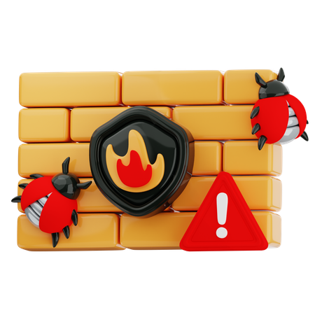 Firewall  3D Icon