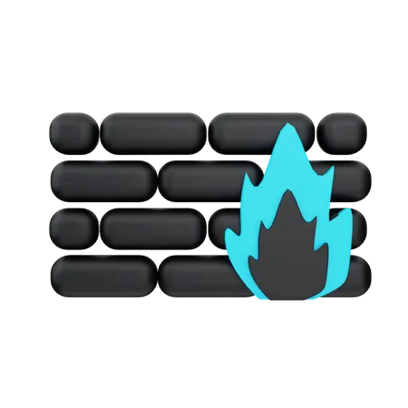 Firewall  3D Icon