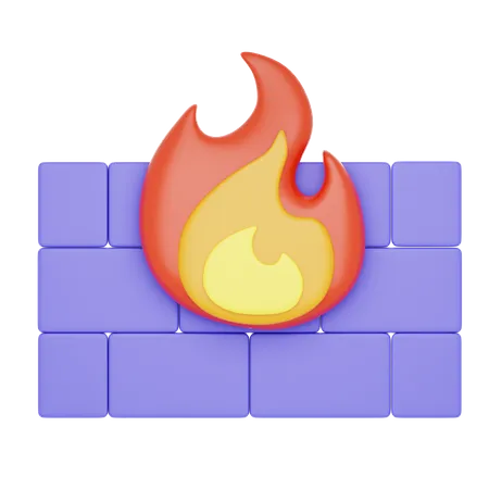 Firewall  3D Icon