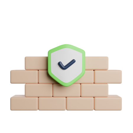 Firewall  3D Icon