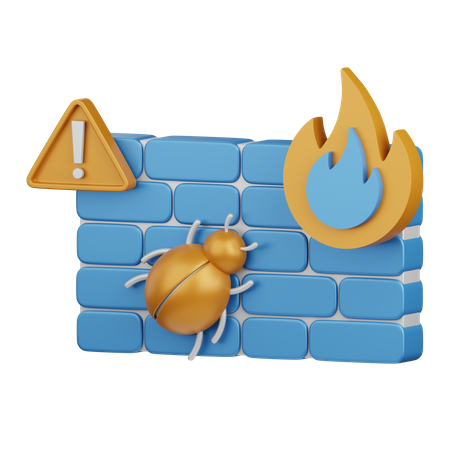 Firewall  3D Icon