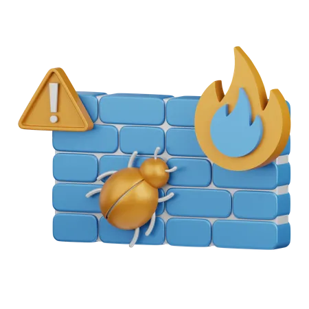 Firewall  3D Icon