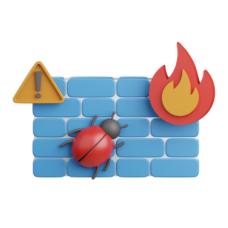 Firewall  3D Icon