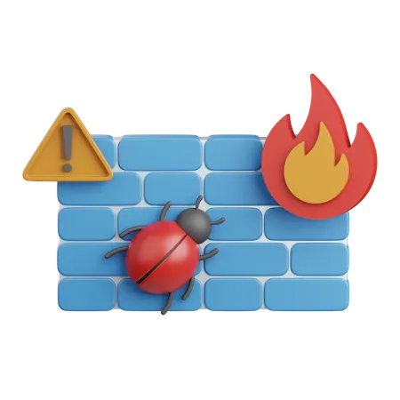 Firewall  3D Icon