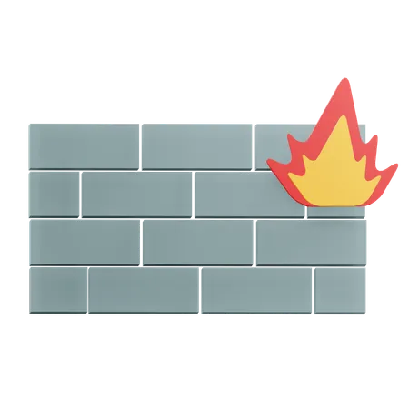 Firewall  3D Icon