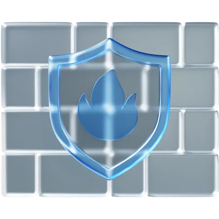 Firewall  3D Icon