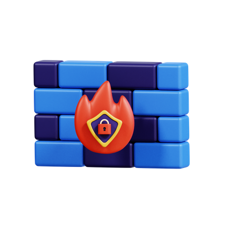 Firewall  3D Icon