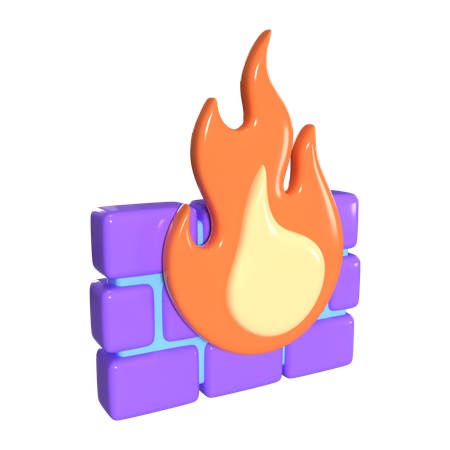 Firewall  3D Icon