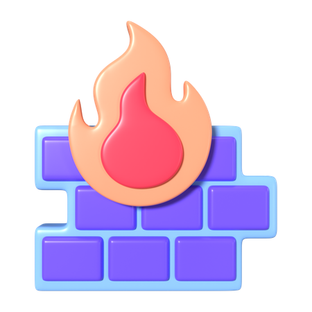 Firewall  3D Icon