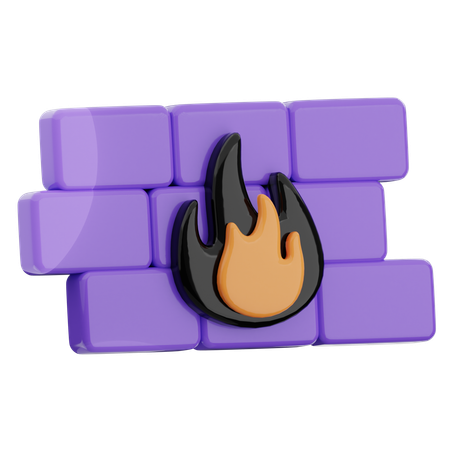 Firewall  3D Icon