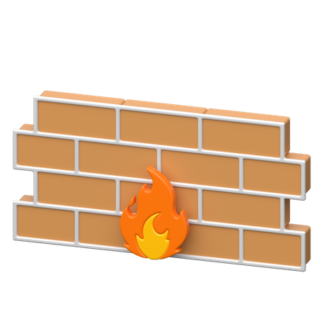 Firewall  3D Icon