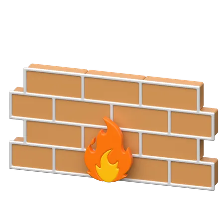 Firewall  3D Icon