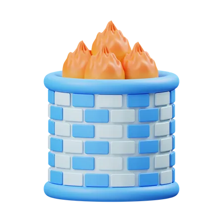 Firewall  3D Icon