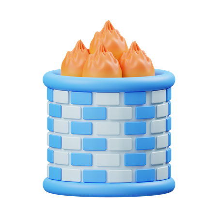 Firewall  3D Icon