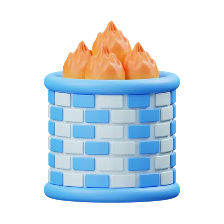 Firewall  3D Icon