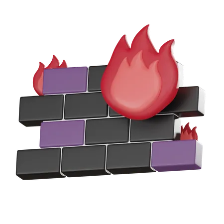 Firewall  3D Icon