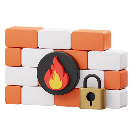 Firewall  3D Icon