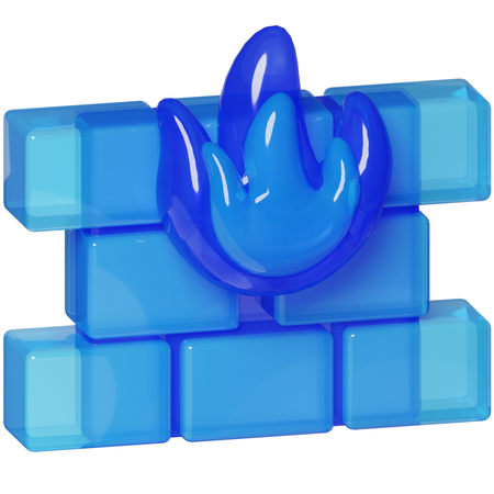 Firewall  3D Icon