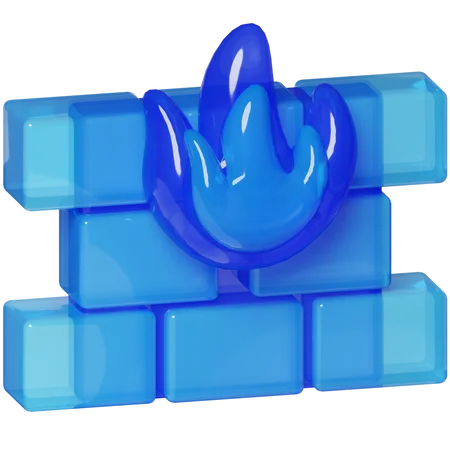 Firewall  3D Icon