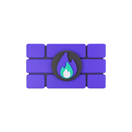 Firewall  3D Icon