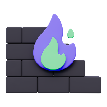 Firewall  3D Icon