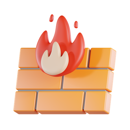 Firewall  3D Icon