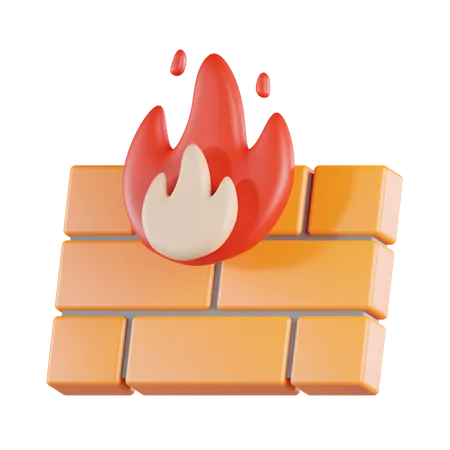 Firewall  3D Icon