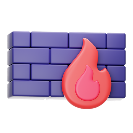 Firewall  3D Icon