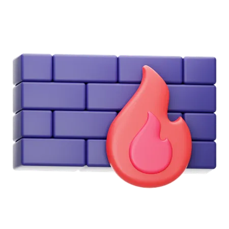 Firewall  3D Icon