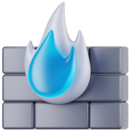 Firewall  3D Icon