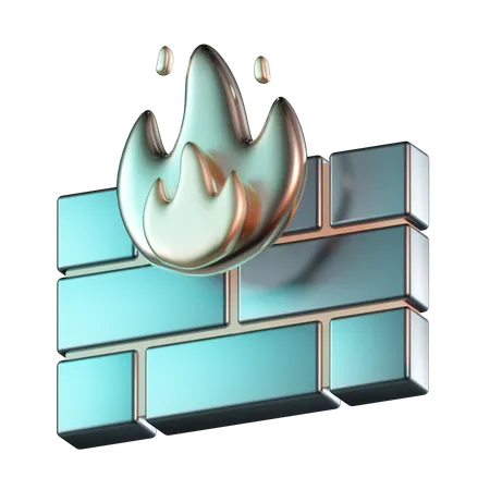 Firewall  3D Icon