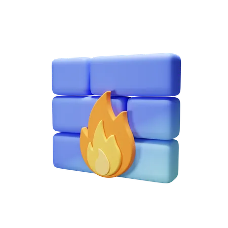 Firewall  3D Icon