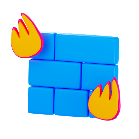 Firewall  3D Icon