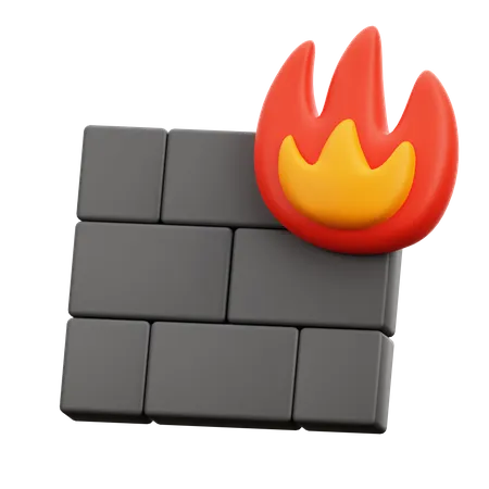 Firewall  3D Icon