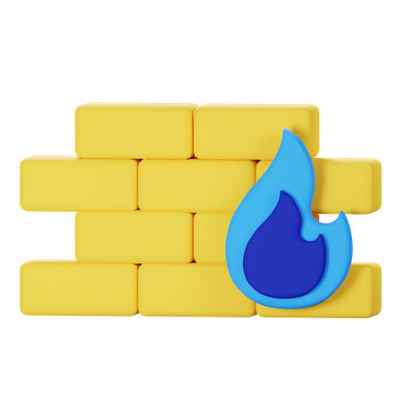 Firewall  3D Icon