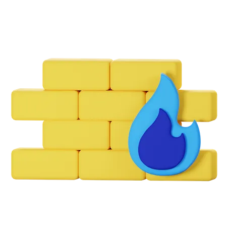 Firewall  3D Icon