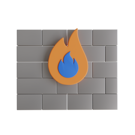 Firewall  3D Icon