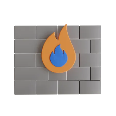 Firewall  3D Icon