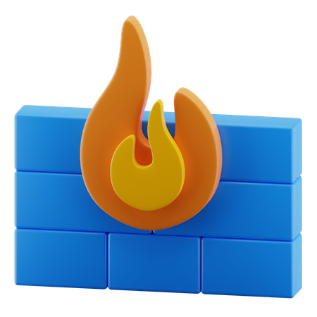 Firewall  3D Icon