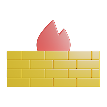 Firewall  3D Icon