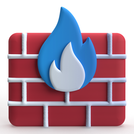 Firewall  3D Icon