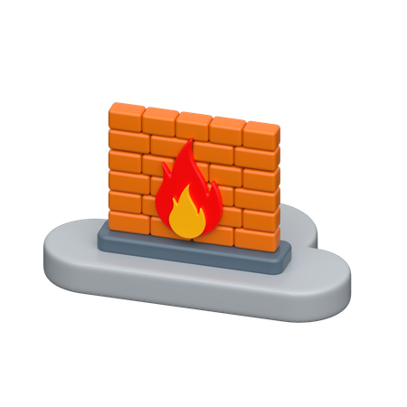 Firewall  3D Icon