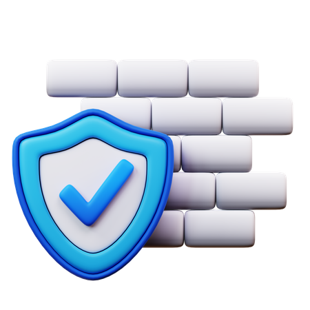 Firewall  3D Icon